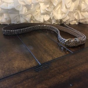 Braided Gold/Glitter Belt